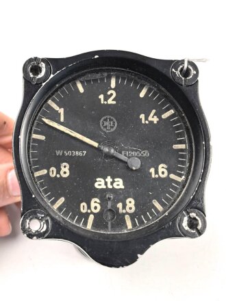 Luftwaffe , Ladedruckmesser Fl 20550, Gehäuse fehlt