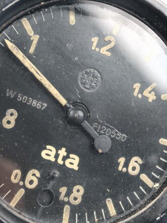 Luftwaffe , Ladedruckmesser Fl 20550, Gehäuse fehlt