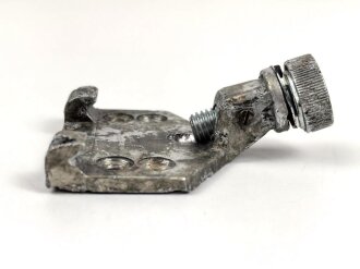 Luftwaffe, Revi 12C Befestigungsplatte, aufgearbeiteter Bodenfund