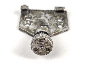 Luftwaffe, Revi 12C Befestigungsplatte, aufgearbeiteter Bodenfund