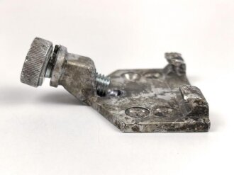 Luftwaffe, Revi 12C Befestigungsplatte, aufgearbeiteter Bodenfund