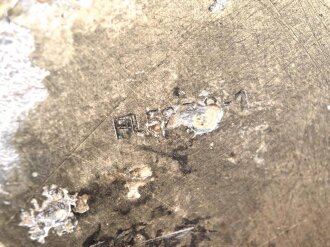 Luftwaffe, Revi 12C Befestigungsplatte, aufgearbeiteter Bodenfund