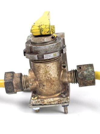 Luftwaffe, Zweiwegehahn / Scheibenspülhahn Gerät Nr. 8-4592 A-2 , restauriert