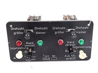 Luftwaffe, Teil von Luftschrauben Stellungsanzeiger Hs 129, die Kellog und Zugschalter sind Original