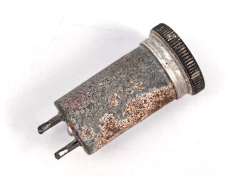 Luftwaffe Trommelschauzeichen mit Lötanschluss Bauart 19-9602 A-1, Funktion nicht geprüft