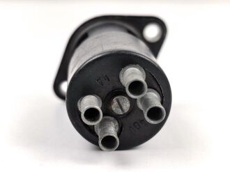 Luftwaffe, Einbaudruckknopf ( Netzausschalter) Fl 583601, verbaut in Bf109 K-4. Funktion nicht geprüft