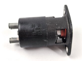 Luftwaffe, Einbaudruckknopf ( Netzausschalter) Fl 583601, verbaut in Bf109 K-4. Funktion nicht geprüft