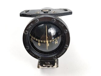 Luftwaffe, Führerkompass F.K.16 / st., Hersteller Ludolph Bremerhaven. Funktion nicht geprüft