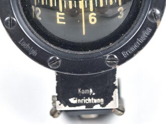 Luftwaffe, Führerkompass F.K.16 / st., Hersteller Ludolph Bremerhaven. Funktion nicht geprüft