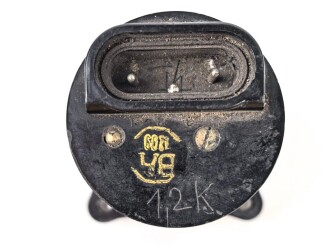 Luftwaffe, elektrischer Verbrauchsanzeiger bis 350 Liter. Gehäuse defekt und geklebt