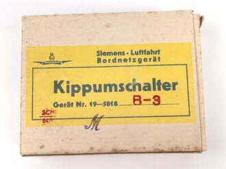 Luftwaffe , leere Umverpackung für Kippumschalter...