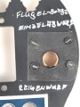 Luftwaffe , Instrumentenbrett Henschel Hs 129 B. Neuzeitliche Sammleranfertigung aus Aluminium. gebraucht