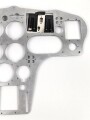 Luftwaffe , Instrumentenbrett Henschel Hs 129 B. Neuzeitliche Sammleranfertigung aus Aluminium. gebraucht