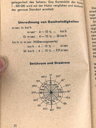 "Fliegen lernen!" datiert 1943, 111 Seiten, DIN A6, gebraucht