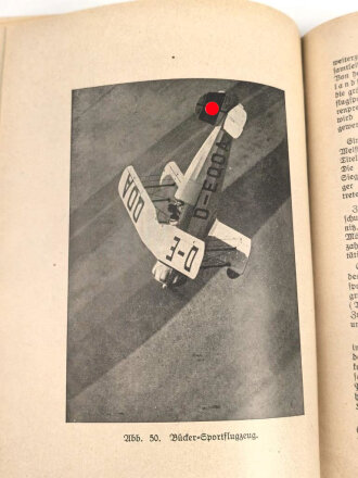 NSFK Buch "Geschichte der Luftfahrt" Teil 1, datiert 1939, 128 Seiten, DIN A5