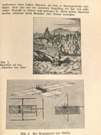 NSFK Buch "Geschichte der Luftfahrt" Teil 1, datiert 1939, 128 Seiten, DIN A5