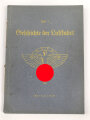 NSFK Buch "Geschichte der Luftfahrt" Teil 1, datiert 1939, 128 Seiten, DIN A5