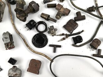 Luftwaffe, Konvolut Flugzeugteile aller Art, alles mehr oder weniger defekt