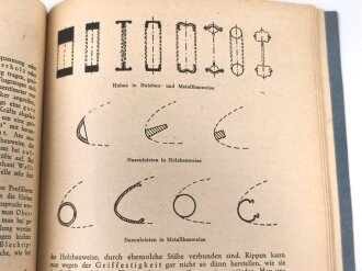 NSFK "Luftfahrtkunde" Heft 2, datiert 1943, 128 Seiten, DIN A5. Hakenkreuz übermalt