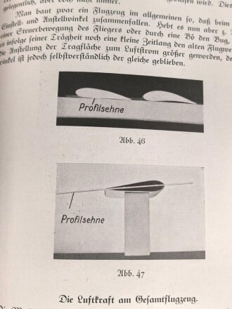 "Die Grundlagen der Luftfahrt" Heft 1 und 2 - Fluglehre , datiert 1931, 112 Seiten, DIN A5
