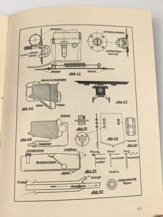 "Flugkunde in volkstümlicher Darstellungt" Heft 1 Das Motorflugzeug, datiert 1933, 48 Seiten, DIN A5