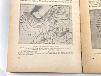 "Wetterkunde für Flieger und Freunde der Luftfahrt" Band 20, datiert 1939, 113 Seiten, kleiner als DIN A5, wasserschade