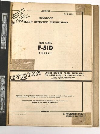 U.S. Army Air Force 2. Weltkrieg, " Handbook Flight...