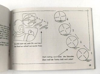 D.(Luft) 5001 " Horrido, Des Jägers Schiessfibel" gealterter, neuzeitlicher Druck
