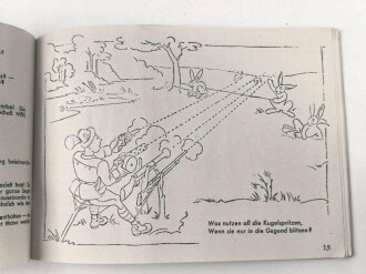 D.(Luft) 5001 " Horrido, Des Jägers Schiessfibel" gealterter, neuzeitlicher Druck