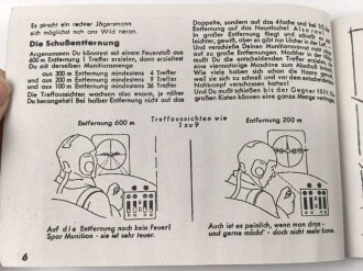 D.(Luft) 5001 " Horrido, Des Jägers Schiessfibel" gealterter, neuzeitlicher Druck