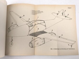 " Me 262 A-1 Bedienungsvorschrift Stand August 1944"  Neuzeitlicher Druck