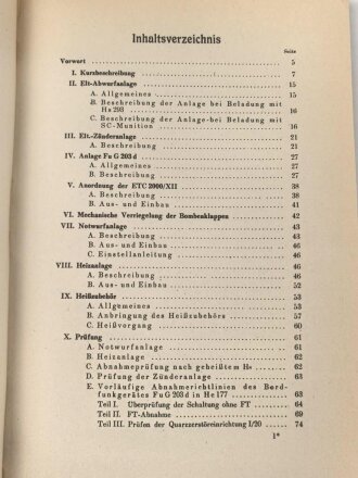 "He 117 A-3 Flugzeug Handbuch, Teil 12C...