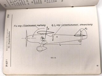 "Physik des Fliegens" datiert 1938, DIN A6, stark gebraucht