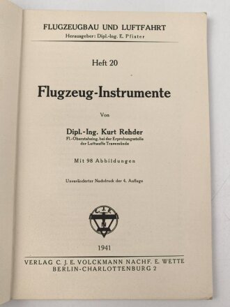 "Flugzeugbau und Luftfahrt Heft 20 -...