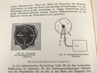 "Flugzeugbau und Luftfahrt Heft 20 - Flugzeug-Instrumente" 99 Seiten, DIN A5
