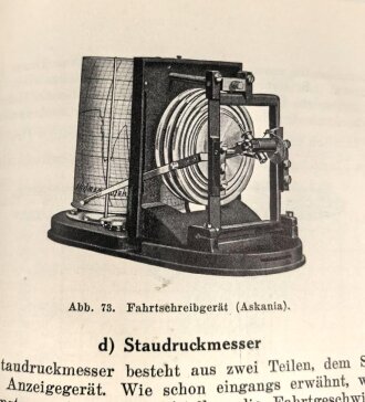 "Flugzeugbau und Luftfahrt Heft 20 - Flugzeug-Instrumente" 99 Seiten, DIN A5