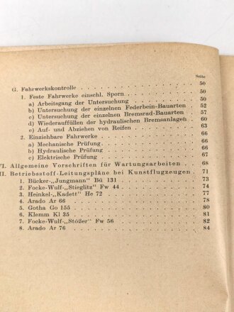 "Flugzeugbau und Luftfahrt Heft 30 - Flugzeugwartung Teil II" 84 Seiten, DIN A5