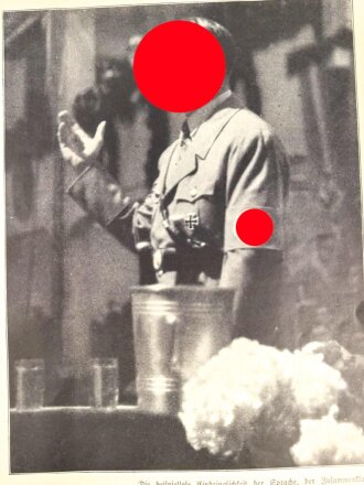 "Adolf Hitler, ein Mann und sein Volk" Illustrierter Beobachter, 96 Seiten, über DIN A4