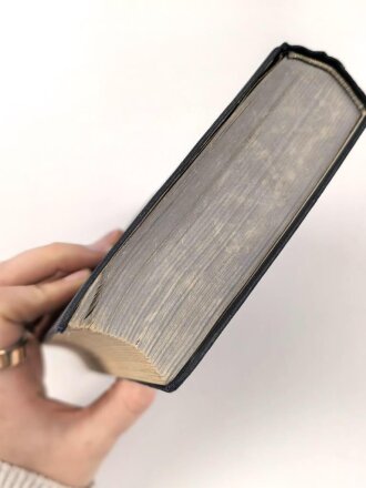 Adolf Hitler " Mein Kampf" Ausgabe 1943. Vollständig, Buchrücken löst sich, Einband geknickt