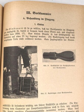 "Luftfahrt Lehrbücherei Band 5 - Elektrische Flugzeugausrüstung" datiert 1942, 135 Seiten, DIN A5