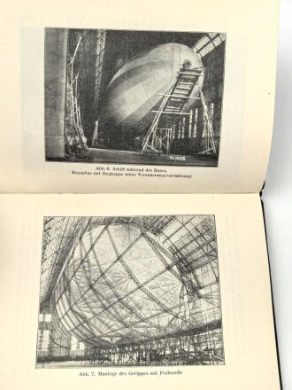 "Die Amerikafahrt des Z.R. III" datiert 1925, 92 Seiten, DIN A5, gebraucht, Einband fast lose