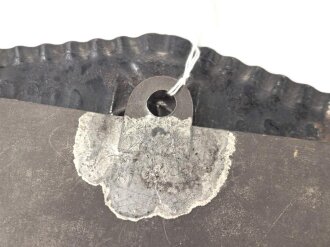 1. Weltkrieg, eiserner Bilderrahmen "1914 1916" samt Foto eines Feldgrauen. Maße des Rahmen etwa 13 x 19cm