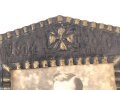 1. Weltkrieg, eiserner Bilderrahmen "1914 1916" samt Foto eines Feldgrauen. Maße des Rahmen etwa 13 x 19cm