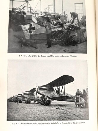 "Jagd in Flanderns Himmel" um 1935, 213 Seiten, über DIN A5