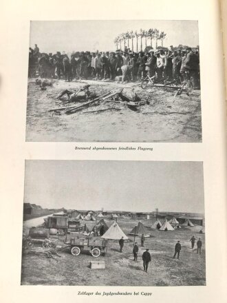 "Jagd in Flanderns Himmel" um 1935, 213 Seiten, über DIN A5