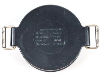 Luftwaffe, Armbandkompass für fliegendes Personal , Bauart Kadlec AK39, Fl 23235. Sehr kleine Blase, guter Zustand
