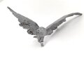 Plastischer Adler zum Aufschrauben auf eine Fahnenspitze ? Flügelspannweite 20,5cm. Nicht magnetisch, neuzeitlich lackiert