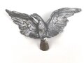 Plastischer Adler zum Aufschrauben auf eine Fahnenspitze ? Flügelspannweite 20,5cm. Nicht magnetisch, neuzeitlich lackiert