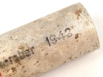 Leere Hülse für Leucht/ Signalpistole der Wehrmacht. Aluminium