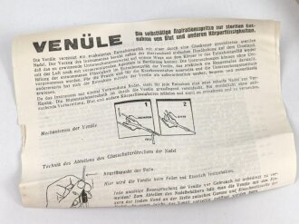 Wehrmacht, Alkoholbestimmung im Blut. Komplettes Set